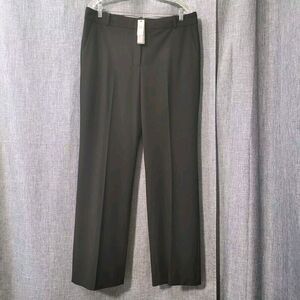 NWT TALBOTS Heritage Black Straight Leg Dress Career Pants Women’s 14